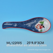 Christmas Santa Clause dolomite spoon rest